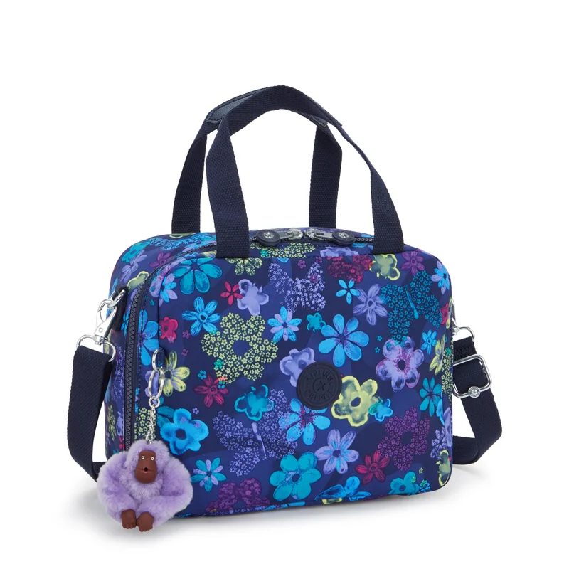 Kipling  Kipling  Miyo Dark Flwr Stamp Large LunchBag with Trolley Sleeve I2989-4FM  | Best Price UAE