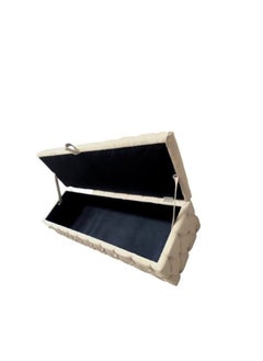 Tufted Design storage Sitting Bench
