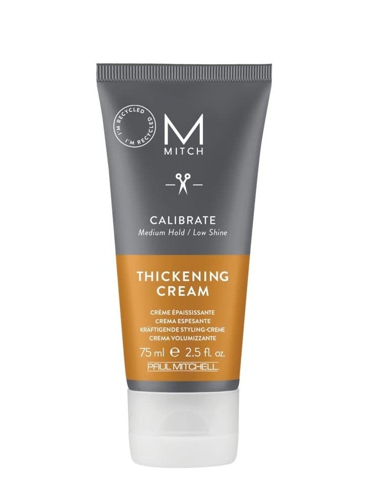 Mitch MITCH - Calibrate Thickening Cream, Medium Hold, Low Shine, For All Hair Types, 2.5 fl. oz.  - Image 1