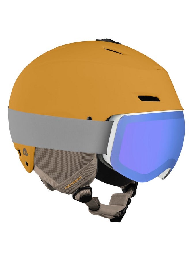 Retrospec - Zephyr Ski & Snowboard Winter Helmet For Adults Adjustable Ergoknob Dial With 9 Vents Abs Shell & Eps Foam For Snow Sports Removable Earmuffs - Image 1