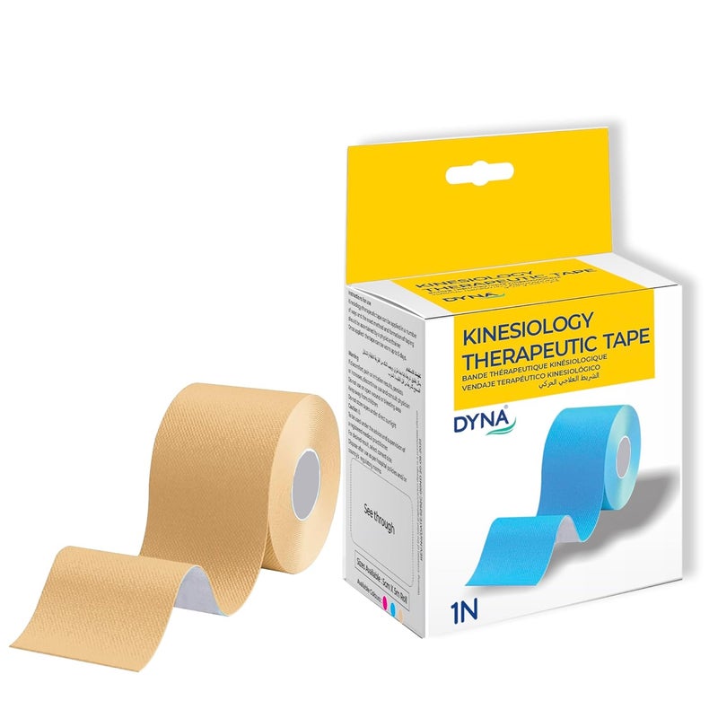 DYNA Kinesiology Therapeutic Tape-5 Mtr Roll (Beige)… - Image 1