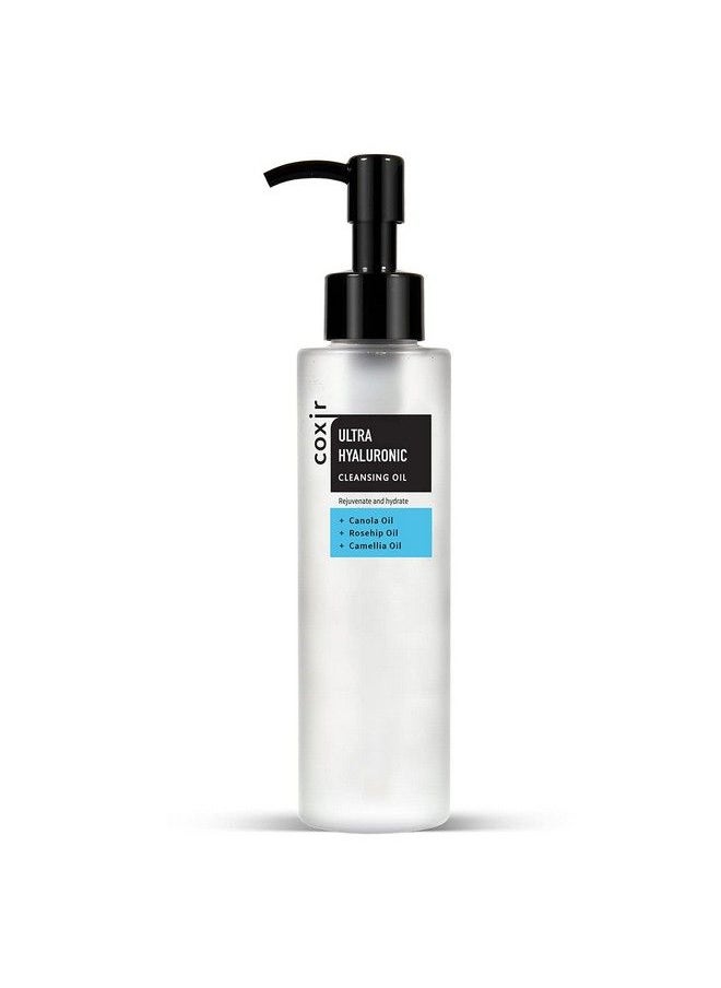 coxir - ] Ultra Hyaluronic Cleansing Oil (150Ml / 5.1 Fl.Oz.) ;No Paraben No Silicon No Animal Testing No Mineral Oil;; One Step Make Up Remover For Deep Cleanse And Deep Hydration - Image 1