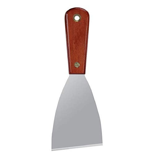 Warner Manufacturing Warner 3" Stiff Putty Knife, Stainless Steel Blade, Rosewood Series, 10748 - Image 1