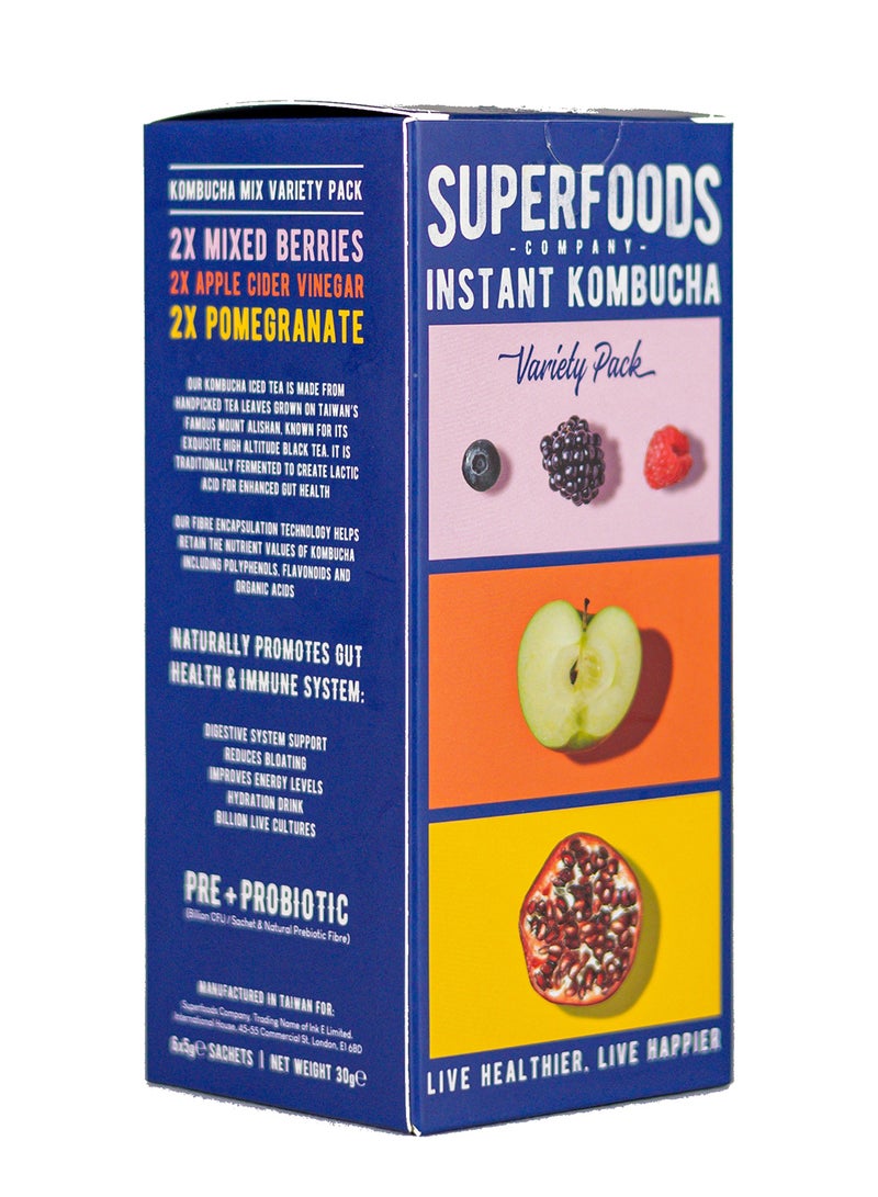 Superfoods كومبوتشا فورية - مجموعة متنوعة 8x5غ أكياس - Image 3