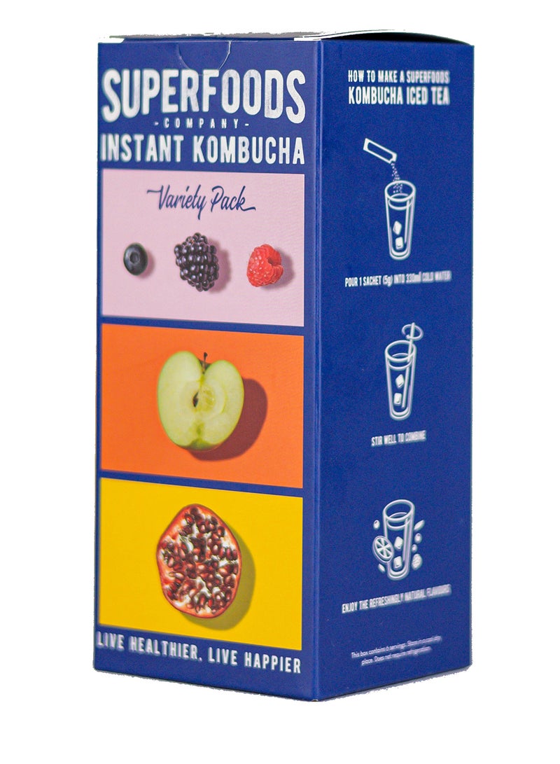 Superfoods كومبوتشا فورية - مجموعة متنوعة 8x5غ أكياس - Image 2
