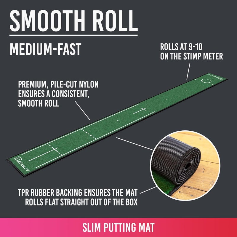 PuttOut Putting Mat Family - Perfect Your Golf Putting - Image 4