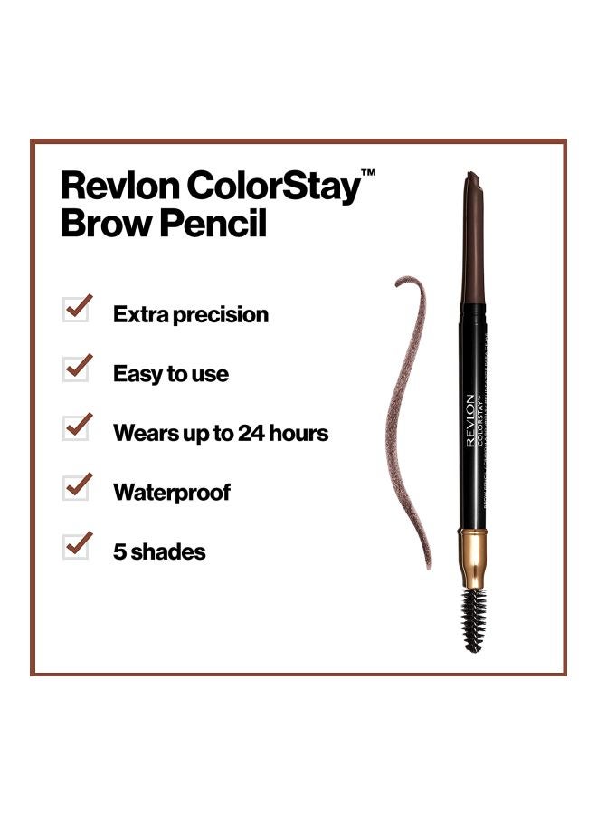 Revlon ColorStay Brow Pencil Dark Brown 220 - Image 4
