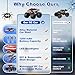 TOZDTO Remote Control Car Amphibious Monster Truck Toys for Boys RC Cars 24 GHz Waterproof RC Trucks 118 4WD All Terrain OffRoad Pickup Cool Christmas Birthday Ideas Gifts for Kids 6 Year Old - Image 4