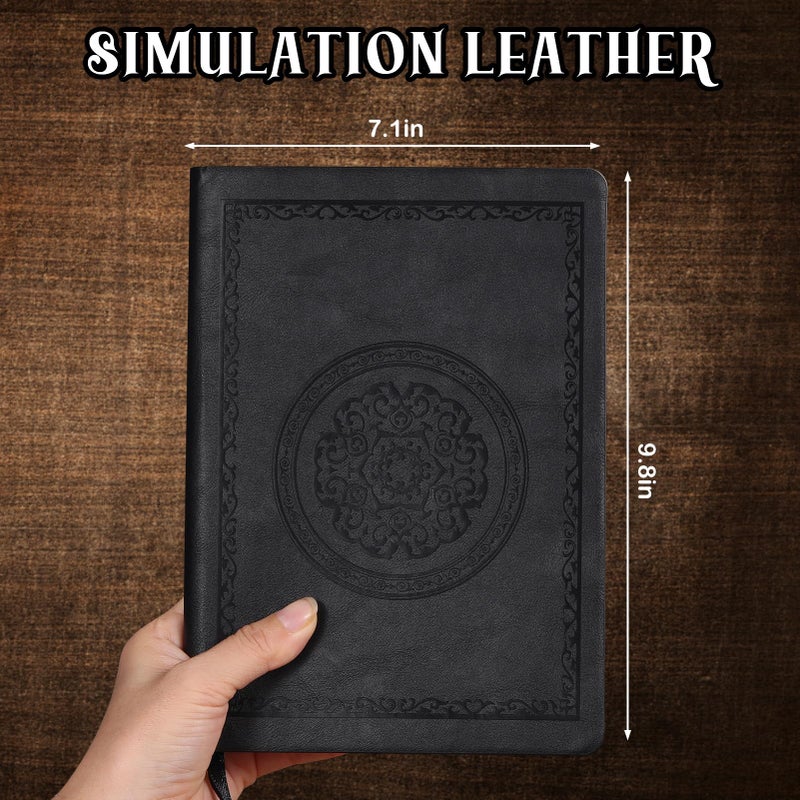 Fetinar 2026 Leather Vintage Journal Notebook,300 Pages,Leather Softcover Lined Journal Notebooks for Women Men,Notebook Journals for Writing Travel,Business,Office,8.5'' X 11.3'' - Image 2
