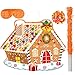 Harrycle Christmas Gingerbread House Theme Piata 16 Inch Mexican Piata with Stick Blindfold Christmas Piatas Bundle for Xmas Birthday Holiday Game Favor Photo Prop - Image 3