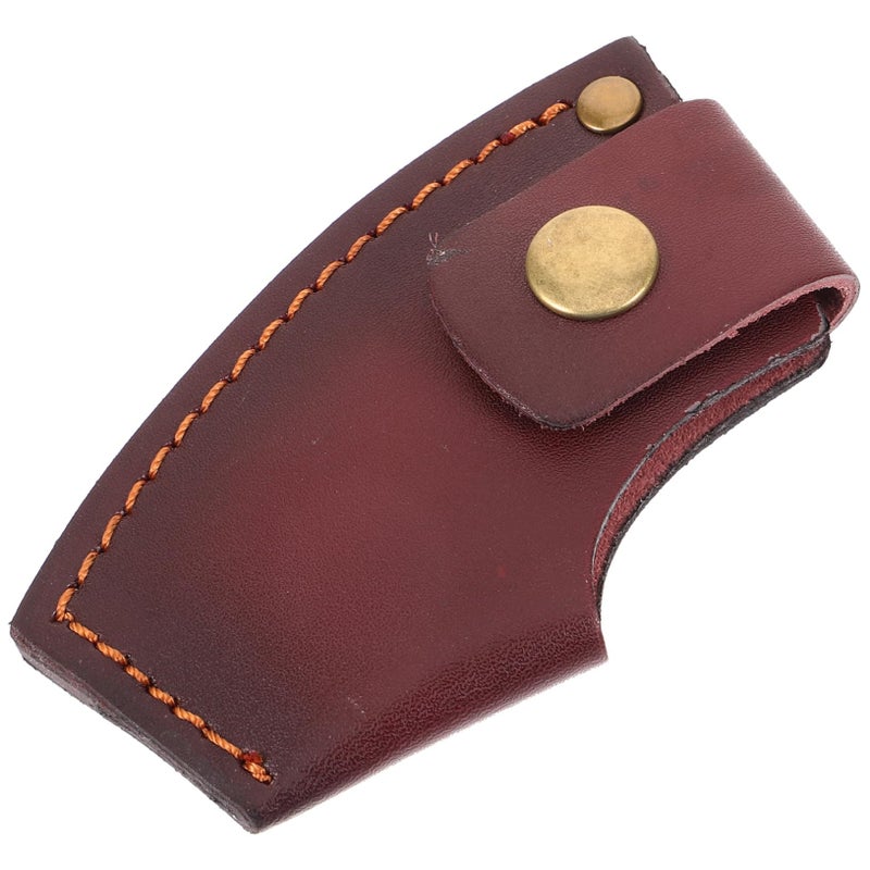 Leather Axe Cover Protective Sheath for Outdoor Camping Hatchet Head - Image 2