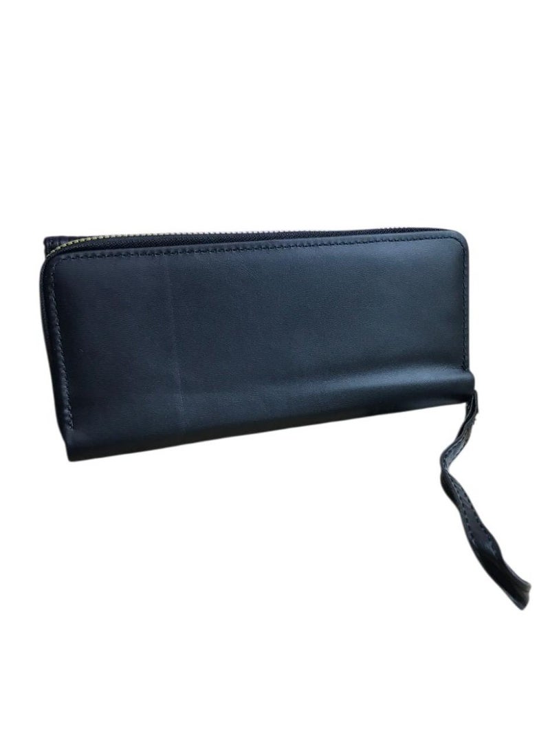 محفظة نسائية كبيرة شيك بتصميم أنيق بسوستة واحدة – متعددة الجيوب مع حافظة كروت واسعة، عملية للاستخدام اليومي والمناسبات - Image 4
