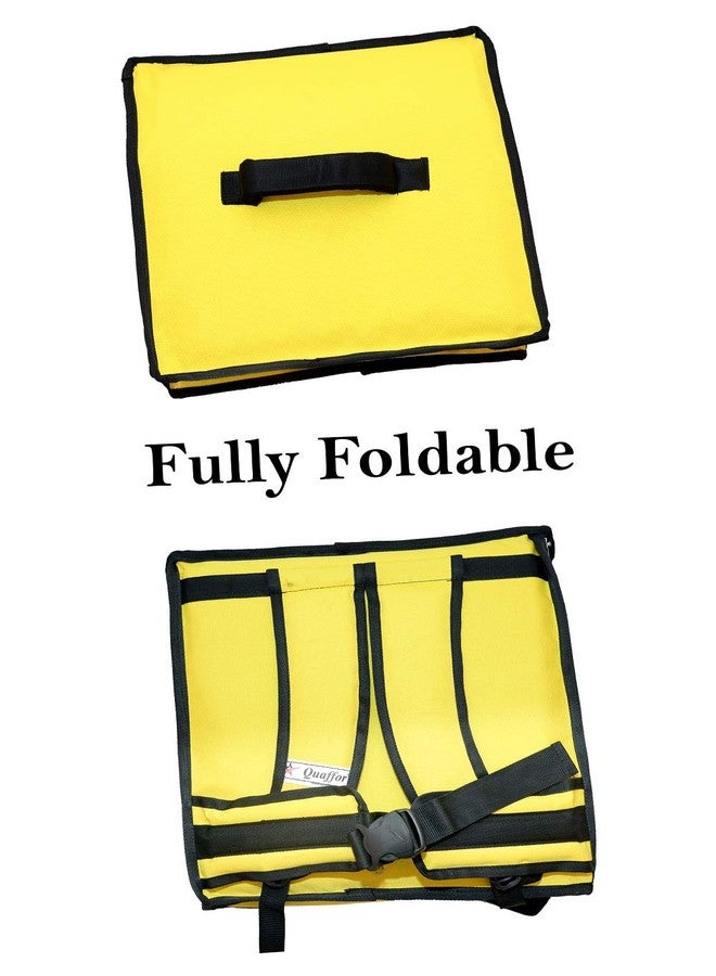 Quaffor Food/Pizza/Grocery Delivery Bag 16 * 16*!6 Yellow Color - Image 4