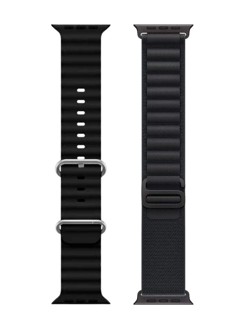 Starfire Smart Watch Ultra 2.01 Inch Hd Display Full Touch Screen Bluetooth Calling Wireless Charging Ip65 Waterproof Heart Rate Fitness Tracker For Men Women Black - Image 2