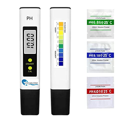 OCEAN STAR TECHNOLOGIES Lcd Display Ph Meter For Water Testing Digital Lcd Pocket Pen Type Purity Tester For Filter Pool Aquarium Measuring Instrument With Buffer Solution Pack Of 1 - Image 1