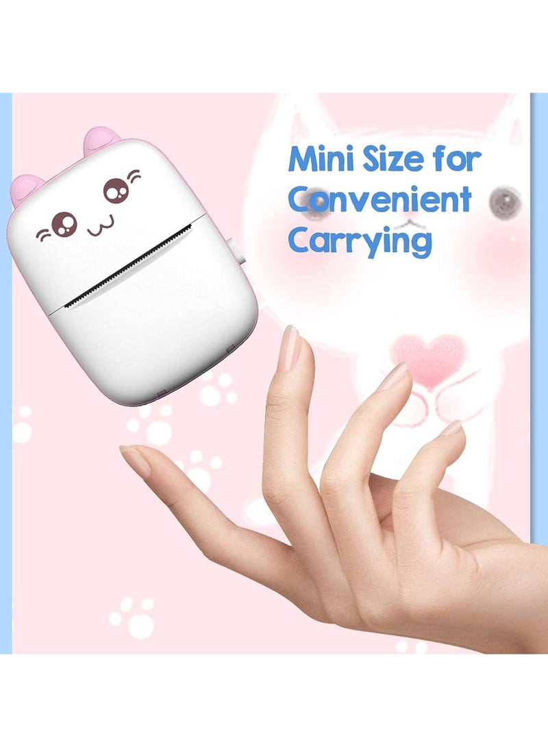 DubaiGallery 1pc Mini Photo Printer, Portable Thermal Printer For IOS Or Android, Inkless Printer Gift For Friends, Used In Home, Office, Study, Work List - Image 3