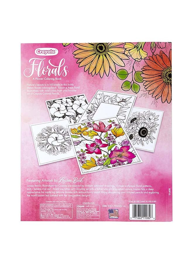 Crayola 40-Page Coloring Book, Colors in Bloom - Image 4
