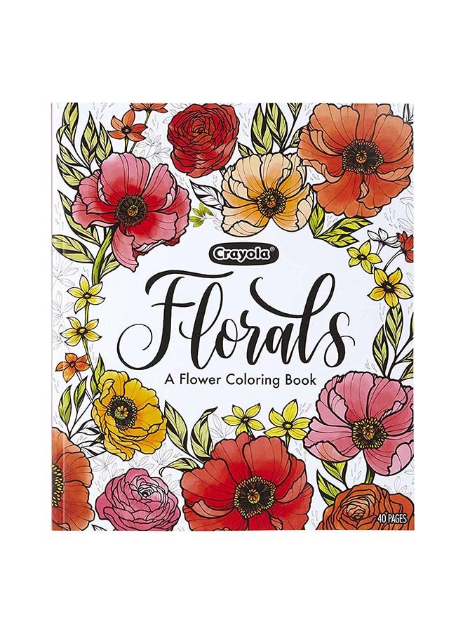 Crayola 40-Page Coloring Book, Colors in Bloom - Image 1