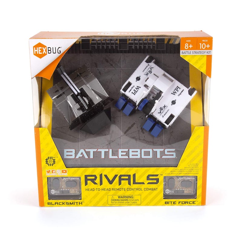 HEXBUG BattleBots Rivals 4.0 (Blacksmith and Biteforce) Toys for Kids, Fun Battle Bot Hex Bugs Black Smith and Bite Force - Image 3