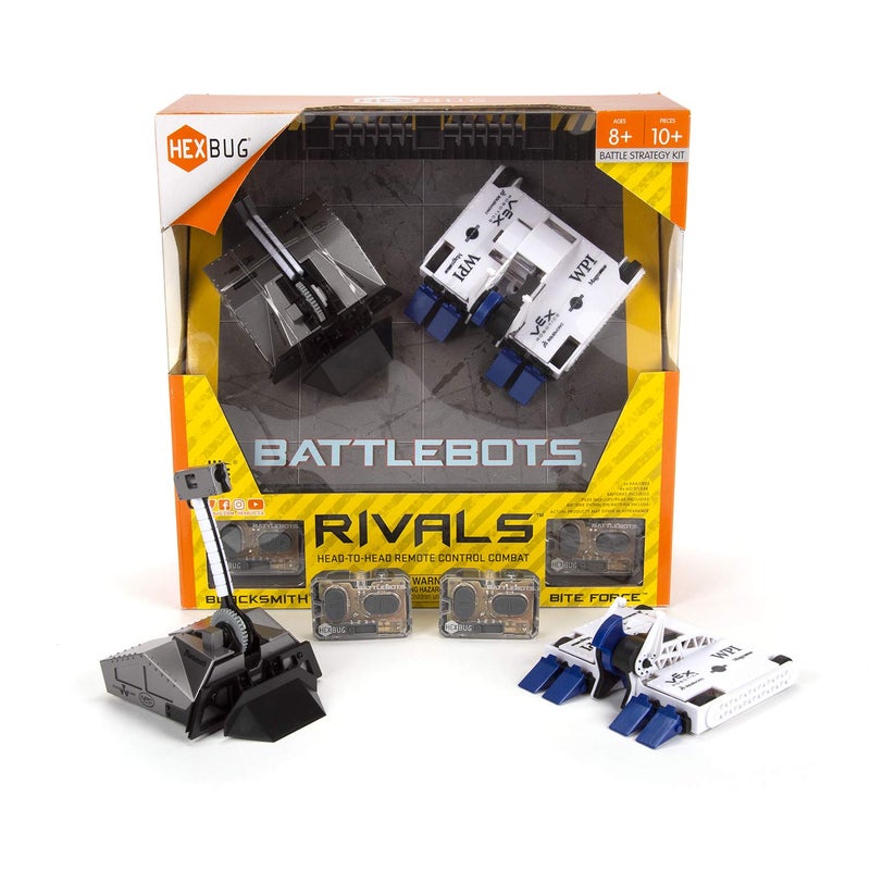 HEXBUG BattleBots Rivals 4.0 (Blacksmith and Biteforce) Toys for Kids, Fun Battle Bot Hex Bugs Black Smith and Bite Force - Image 2