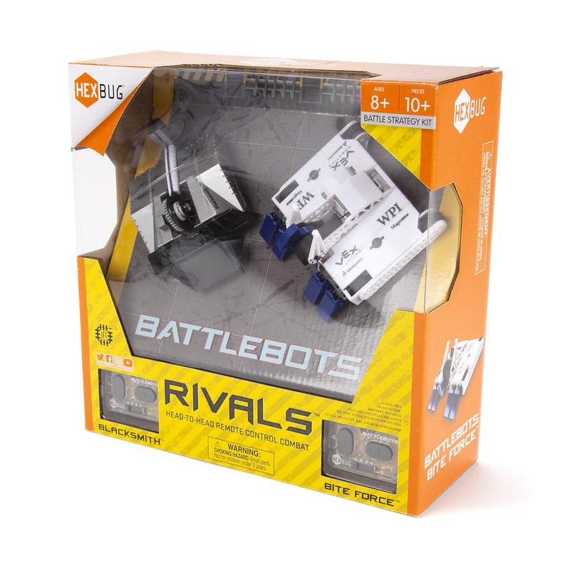 HEXBUG BattleBots Rivals 4.0 (Blacksmith and Biteforce) Toys for Kids, Fun Battle Bot Hex Bugs Black Smith and Bite Force - Image 4