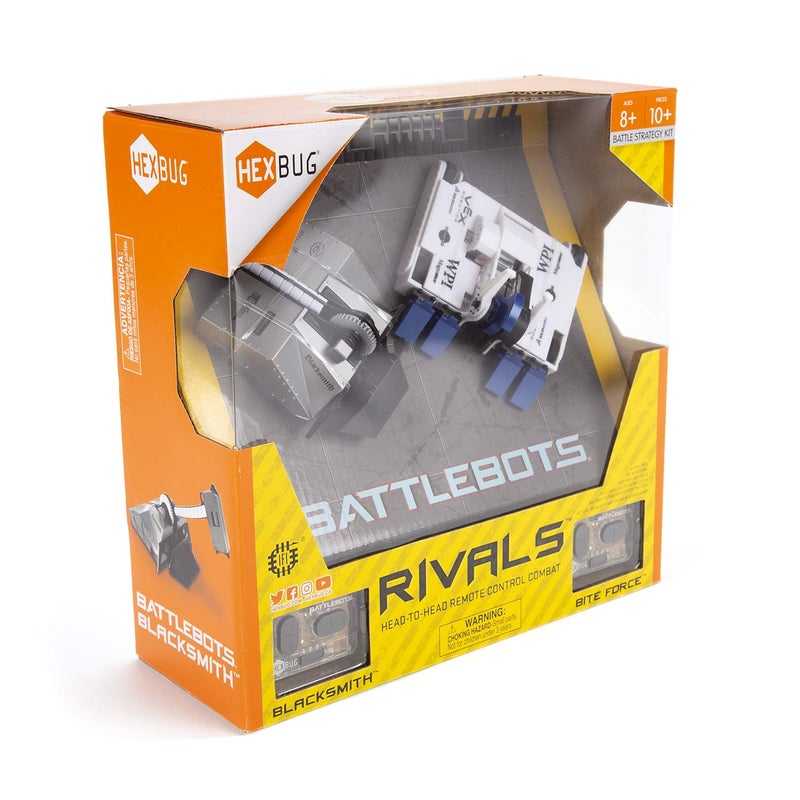 HEXBUG BattleBots Rivals 4.0 (Blacksmith and Biteforce) Toys for Kids, Fun Battle Bot Hex Bugs Black Smith and Bite Force - Image 5