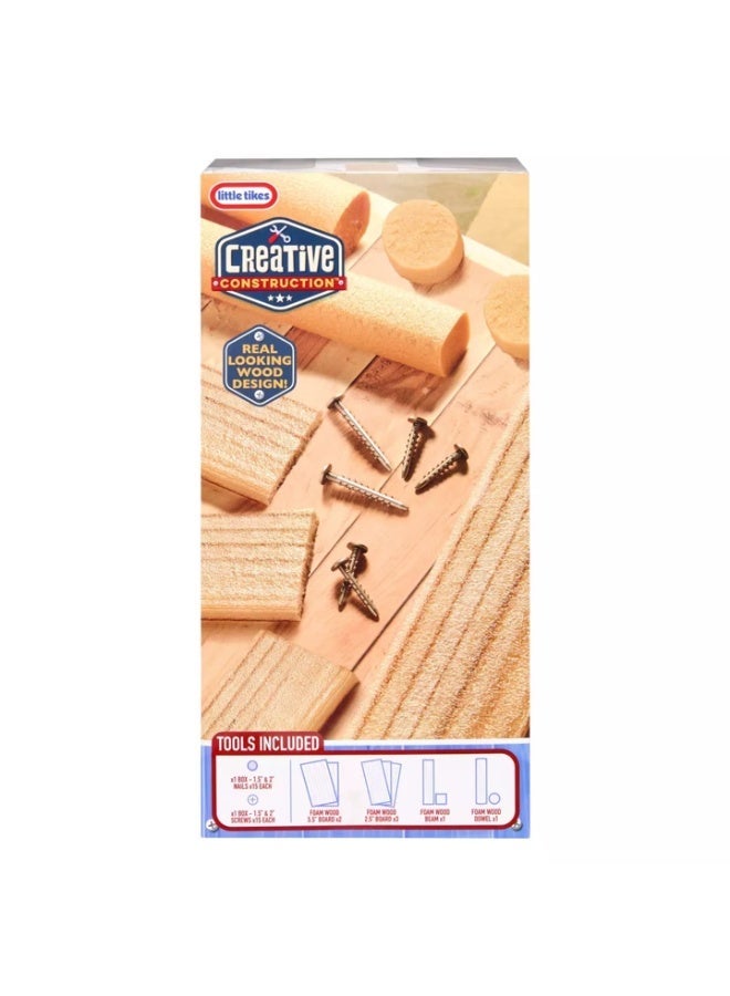 Little Tikes Creative Construction Wood, Nails & Screw Bundle - Image 3