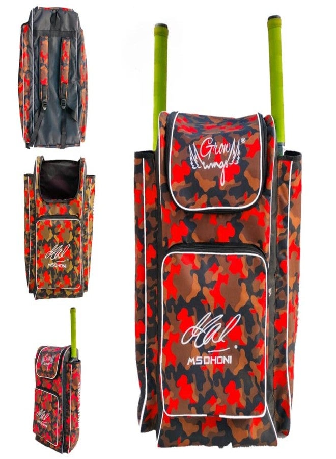 Grow wings Sports Cricket kit Bag (Red) - Image 3
