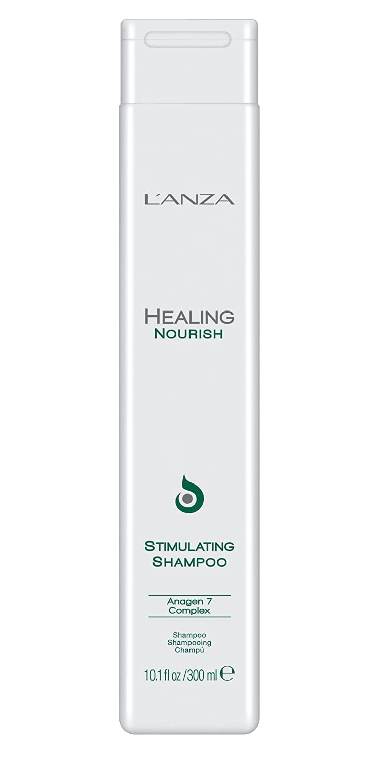 LANZA Healing Nourish Stimulating Shampoo Encourages Healthy Hair Growth While Eliminating Dead Skin Cells Sebum Residue  DHT for a Healthy and Fresh Hair and Scalp 101 Fl Oz
