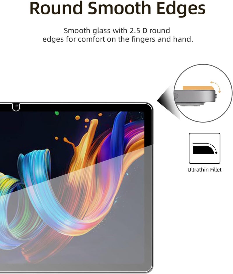 WUNIAK Screen Protector for TCL NXTPAPER 11 Plus Tablet 11.5inch, HD Scratch Resistant Tempered Glass Film for TCL NXTPAPER 11 Plus Drop Protection,Touch Sensitive,Anti-Fingerprint,1 pack. - Image 5