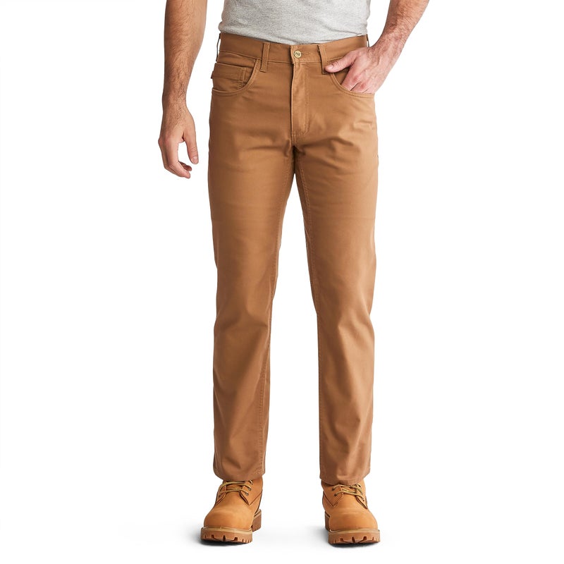 Timberland PRO Mens Ironhide Flex 5 Pocket Work Pant Dark Wheat 3834 - Image 2