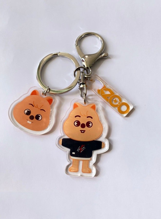 NIBEMINENT 8 Pieces Skzoo keychain Stray Kids - Image 3