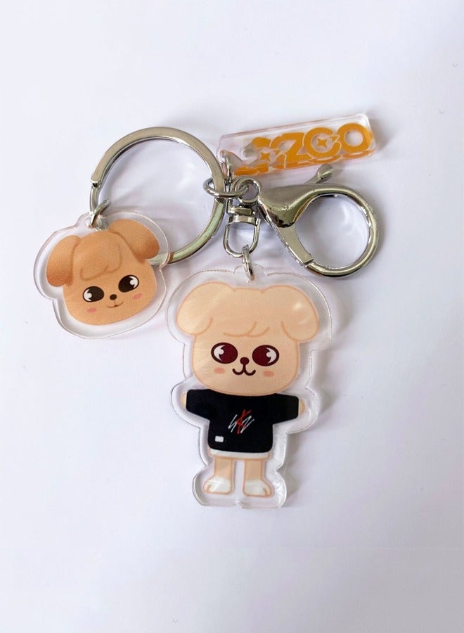 NIBEMINENT 8 Pieces Skzoo keychain Stray Kids - Image 4