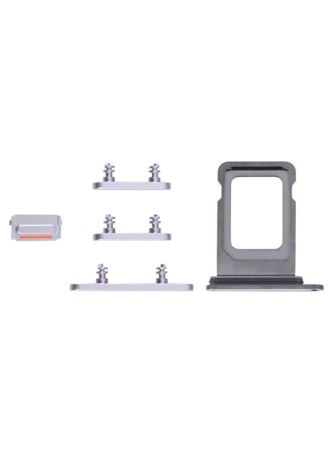 إيروريكس حامل بطاقة SIM + حامل بطاقة SIM + مفاتيح جانبية لهاتف iPhone 14 Pro (أرجواني) - Image 1