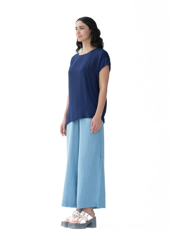 هايليز Navy Blue Casual Top