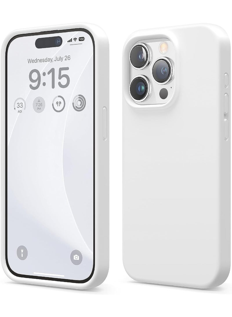 Rock Pow Liquid Silicone Case Compatible with iPhone 15 Pro Case 6.1  Premium Silicone Full Body Protection - 4 Layer Shockproof Phone Cover Anti-Scratch Soft Microfiber Lining - Image 1