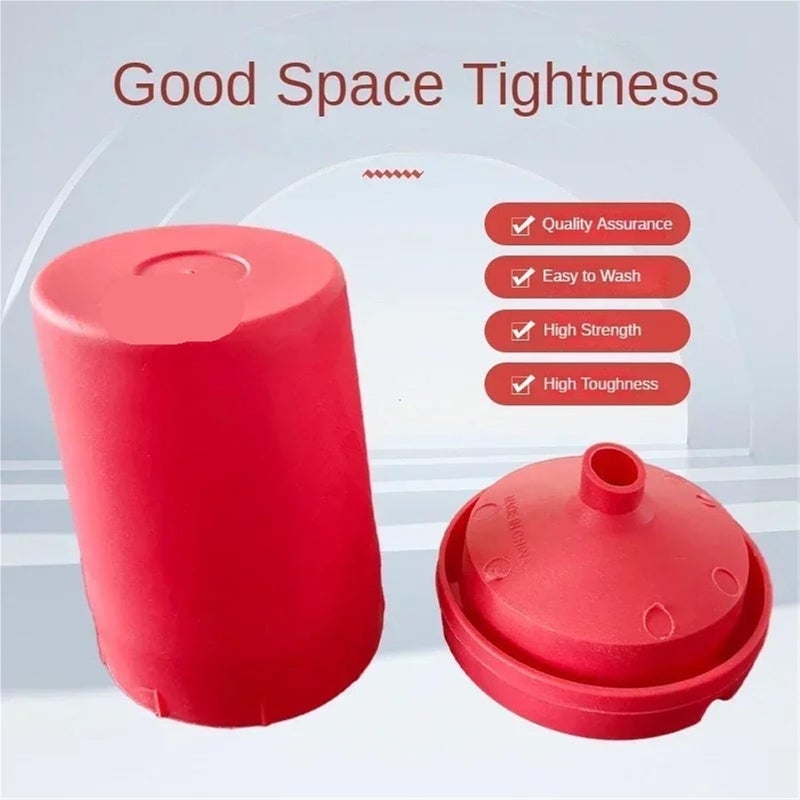 1pc Portable Smokeless Ashtray - Auto Ashtray For Car - Hourglass Design - PP Plastic - 8x6x10.5 Cm(Black) - Image 4
