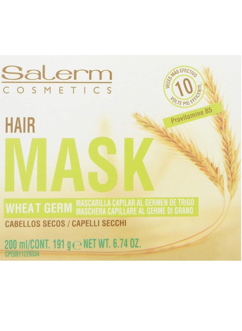 Salerm Cosmetics Salerm Cosmetics Salerm Wheat Germ Mascarilla Capilar Conditioning Treatment, 6.74 Ounce, 1000 milliliters - Image 2