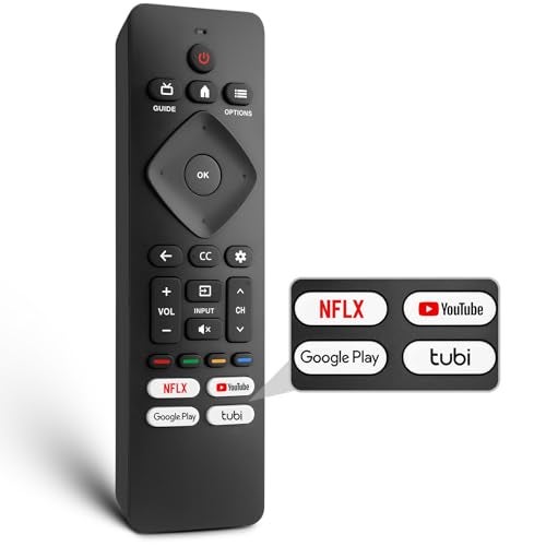 LOUTOC Replacement for Philips-Smart-TV-Remote-Control, Universal Smart Remote for Philips Android/Google TV - Image 1