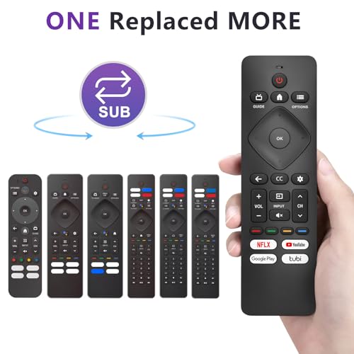LOUTOC Replacement for Philips-Smart-TV-Remote-Control, Universal Smart Remote for Philips Android/Google TV - Image 2