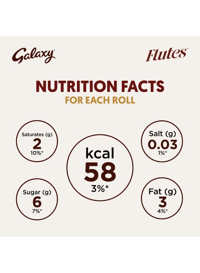 Galaxy Flutes Cream Chocolate 22.5g - Image 5