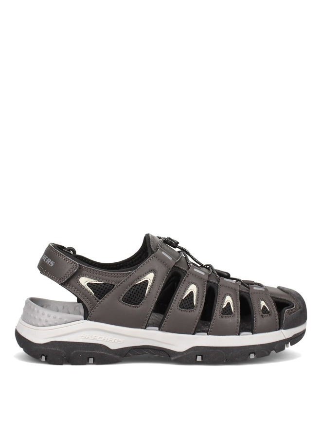 SKECHERS Men's Tresmen Garo Sandals Fisherman, Gray, 39.5 EU - Image 2