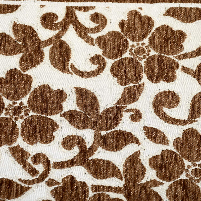 Kuber Industries Kuber Industries Velvet Striped Rustic Table Runners with Tassels for Family Dinner, Farmhouse, Wedding Party Holiday Decorations, Coffee (Brown), Standard, 14 x 42 inch - Image 5
