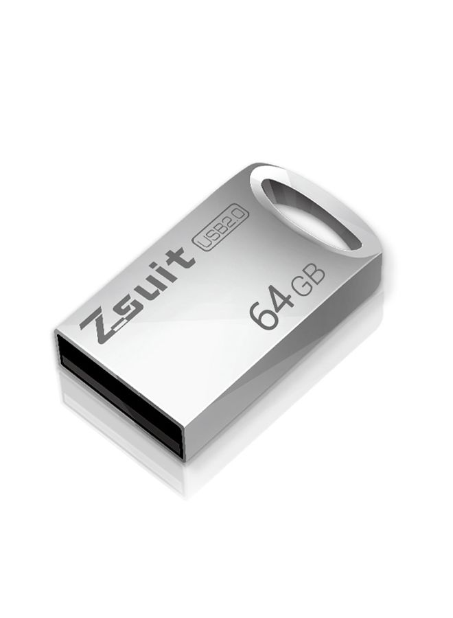 BURAQ Zsuit 64GB USB 2.0 Mini Metal Ring Shape USB Flash Disk - Image 1