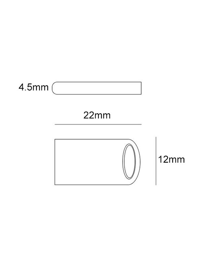 BURAQ Zsuit 64GB USB 2.0 Mini Metal Ring Shape USB Flash Disk - Image 3