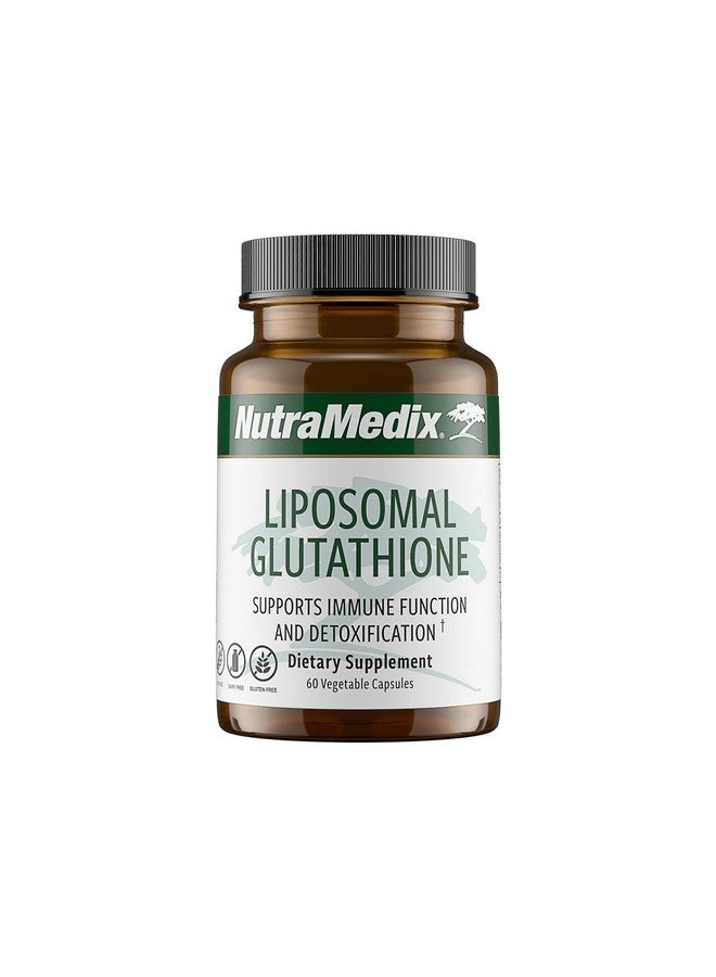 Nutramedix مكمل نوترا ميدكس ليفوسومال جلوتاثيون - L جلوتاثيون للتخلص من السموم في الجسم بالكامل، التطهير ودعم المناعة - مصمم لامتصاص مثالي - خالي من الصويا، الألبان والجلوتين (60 كبسولة) - Image 1