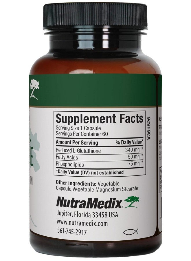 Nutramedix مكمل نوترا ميدكس ليفوسومال جلوتاثيون - L جلوتاثيون للتخلص من السموم في الجسم بالكامل، التطهير ودعم المناعة - مصمم لامتصاص مثالي - خالي من الصويا، الألبان والجلوتين (60 كبسولة) - Image 2