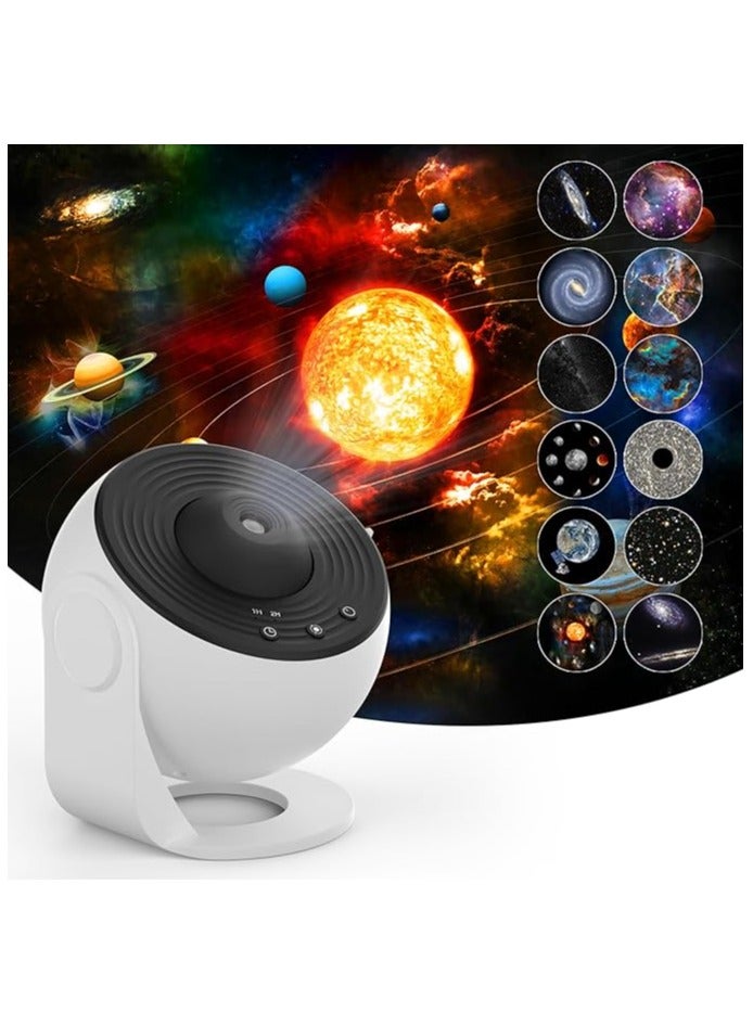 Galaxy Projector Star Projector – 360° Rotation Night Sky Projector with 13 Replaceable Galaxy Discs, Ideal for Kids & Adults, Home, Bedroom, and Living Room Decor - Image 1