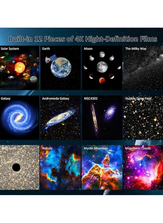 Galaxy Projector Star Projector – 360° Rotation Night Sky Projector with 13 Replaceable Galaxy Discs, Ideal for Kids & Adults, Home, Bedroom, and Living Room Decor - Image 5
