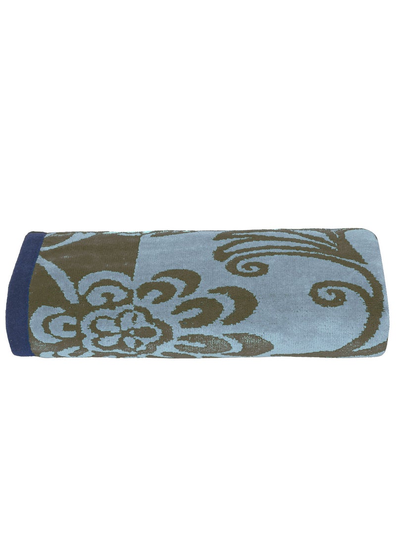 MORGAN MURRY 100% Cotton Modern Jacquard Bath Towel 68x136 cm - Image 1